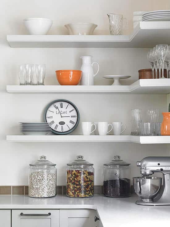 corners shelf ideas for kitchen