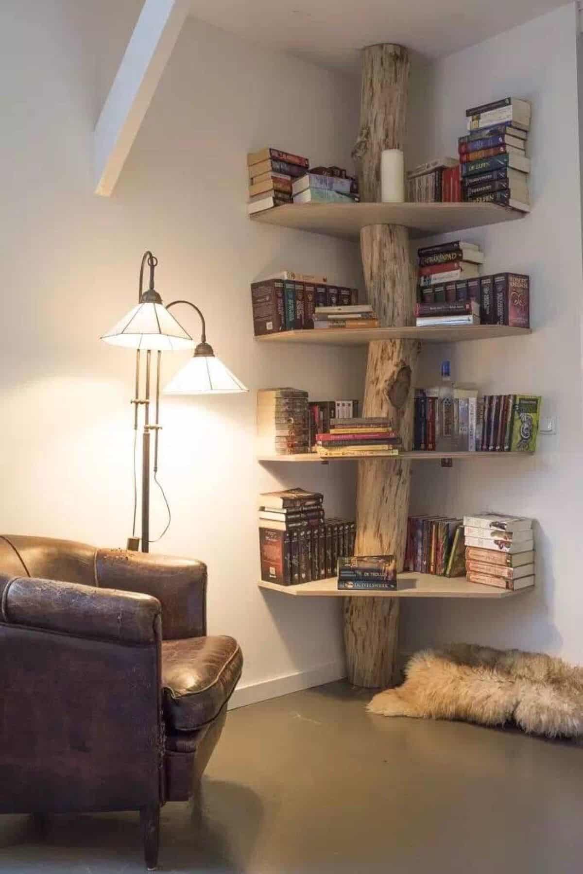 corner shelf ideas diy