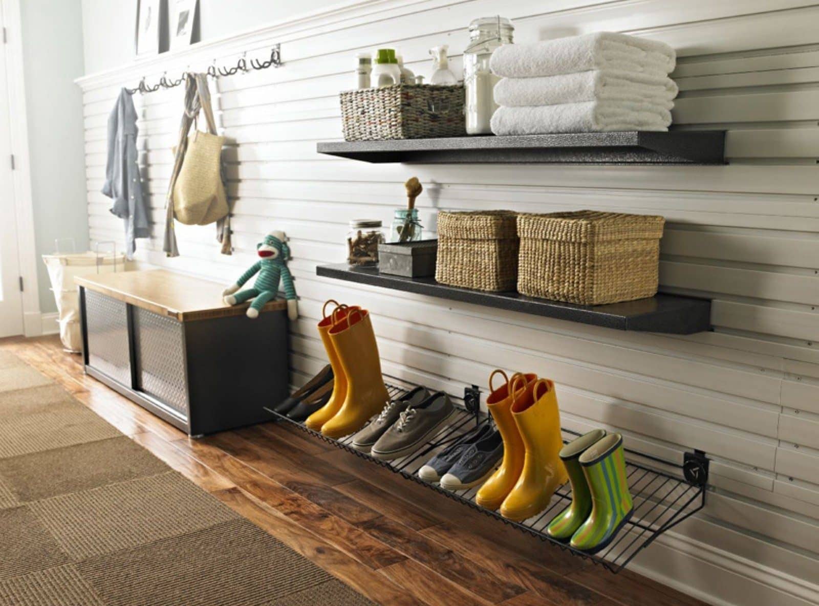 Shoe Shelf Ideas for Garage