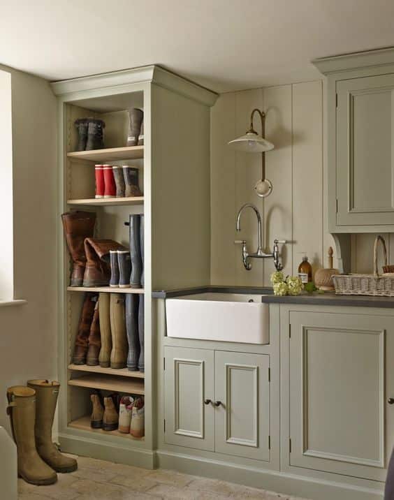 Mudroom Ideas in garage