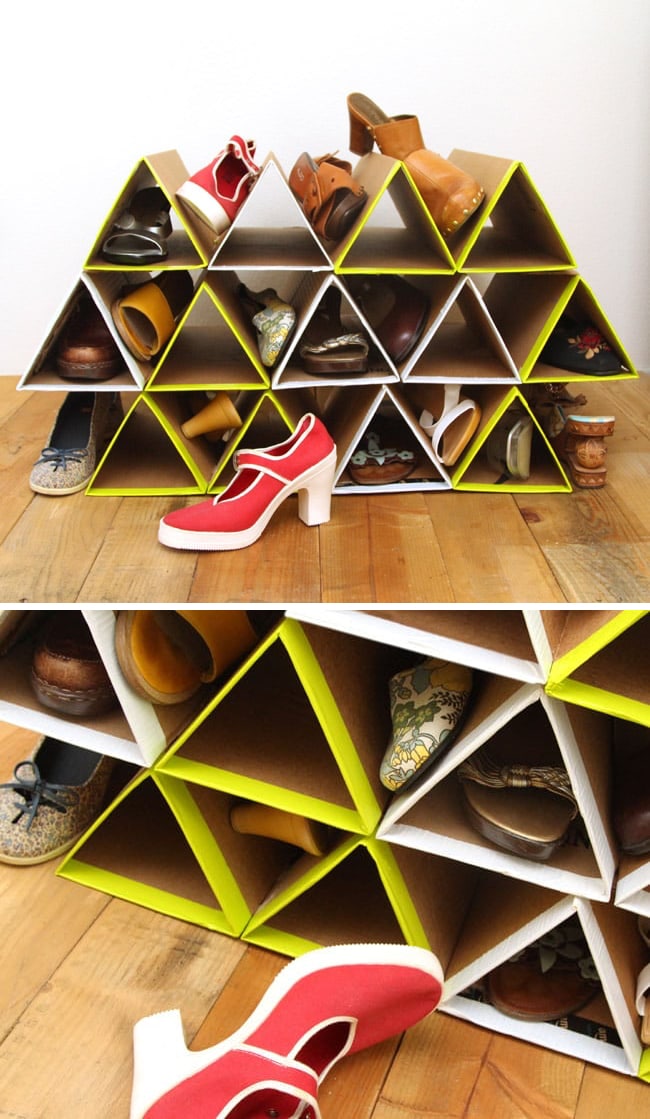 diy built in shoe rack on 27 Smart Ways To Store Your Shoes Healthy Lifestyle