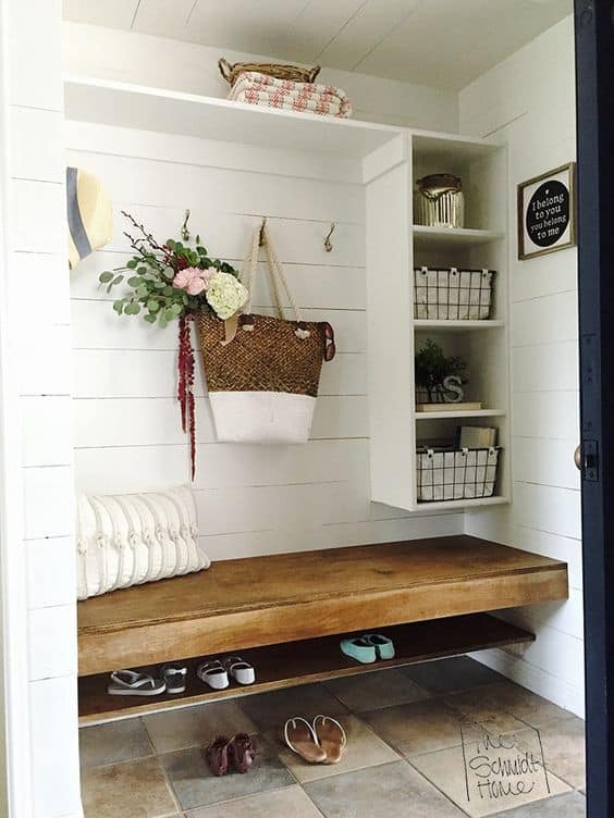 boot racks for a mudroom on 31 Genius Mudroom Ideas 2021 Mudroom Benches Storage Ideas