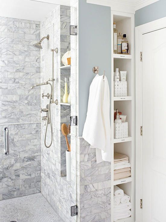 wall shelf ideas for bathroom