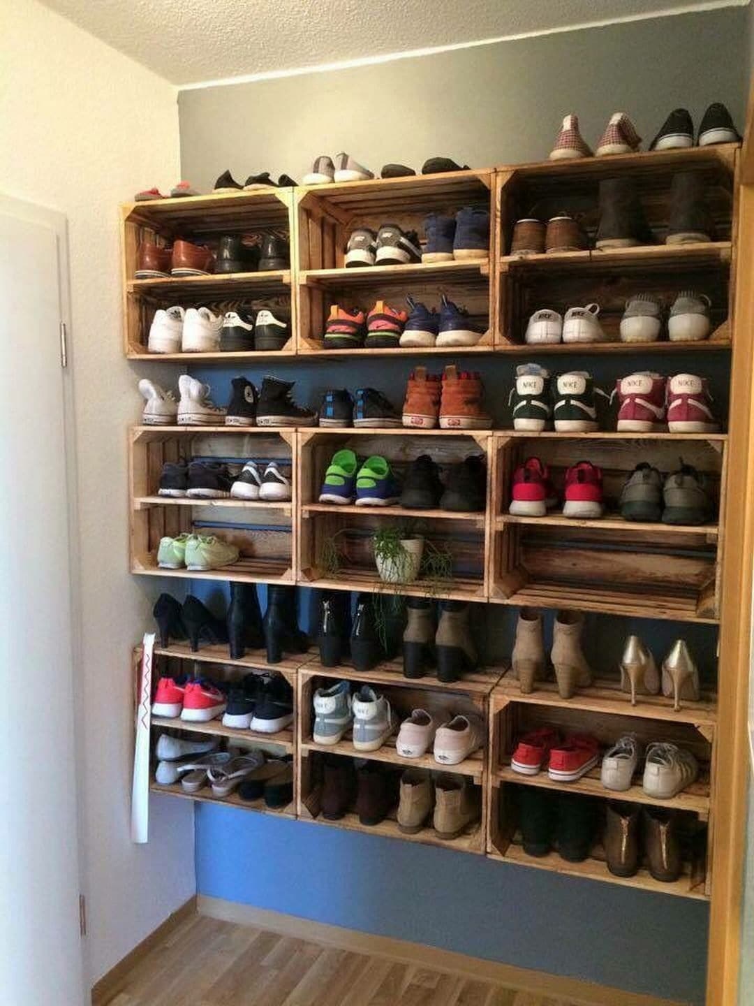 Shoe Shelf Ideas for Garage