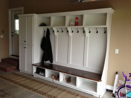 Mudroom Ideas with washer and dryer