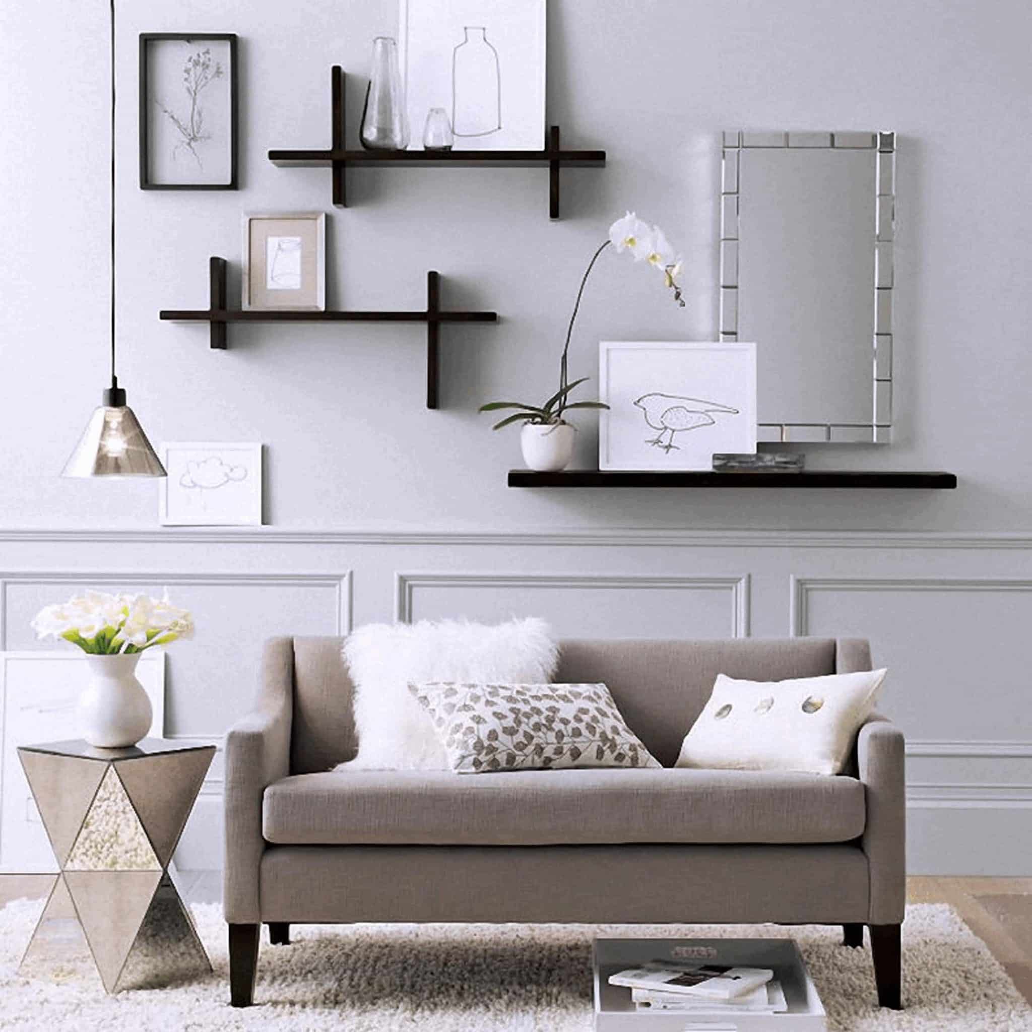 floating wall shelf decor ideas