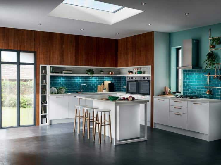 L Shaped Kitchen Designs with island