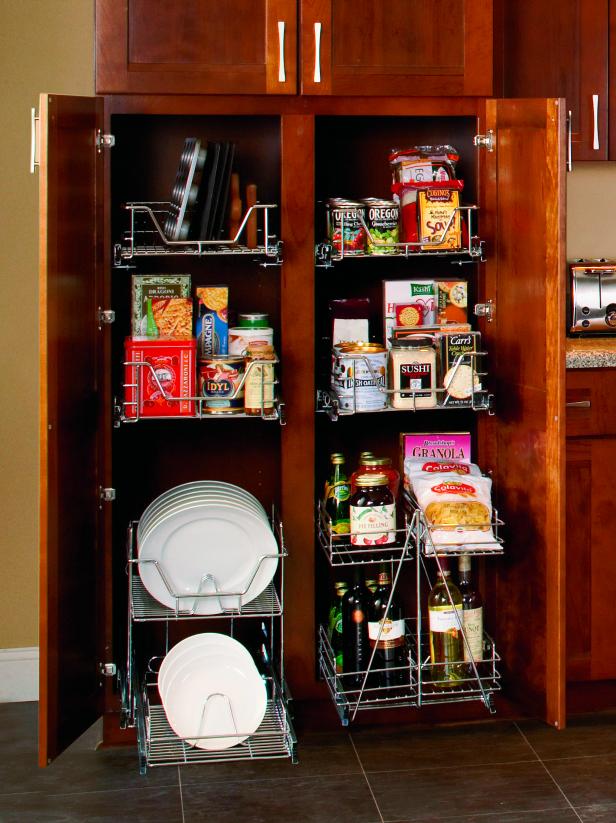 modern kitchen pantry cabinet