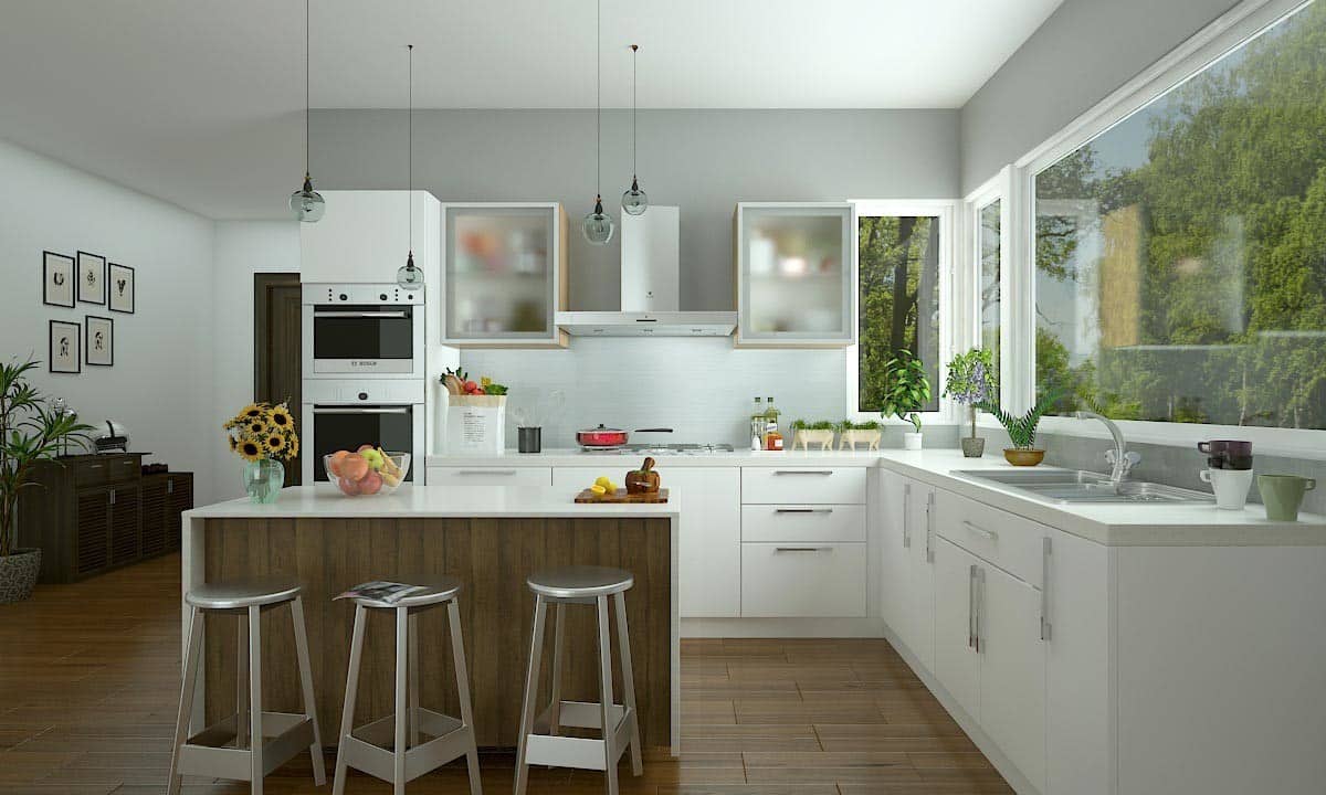 l shaped kitchen