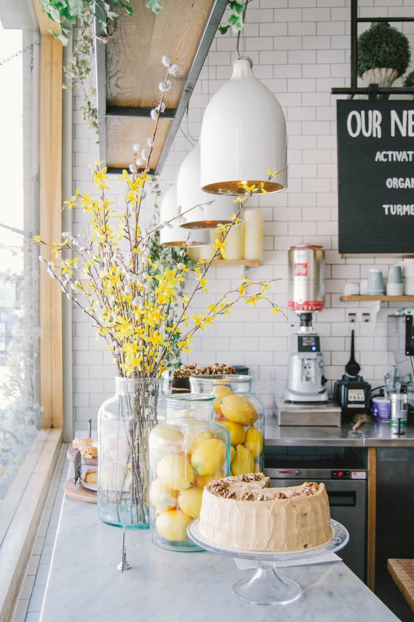 kitchen counter decor