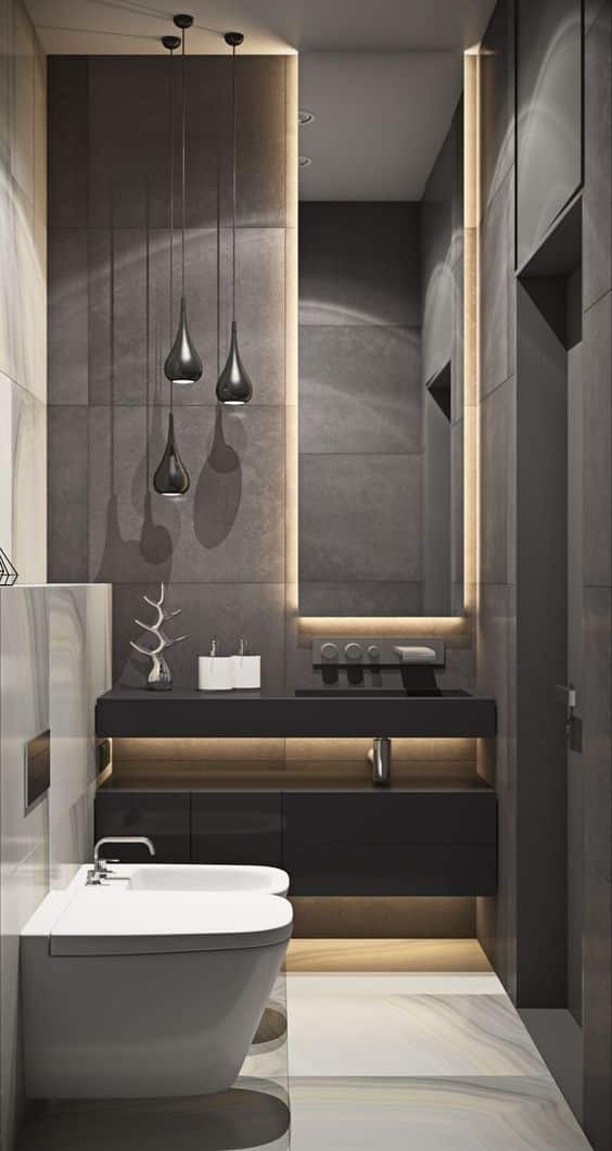 modern half bathroom ideas