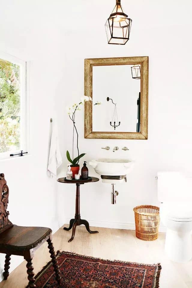 How To Refresh Your Half Bath On A Budget » The Tattered Pew