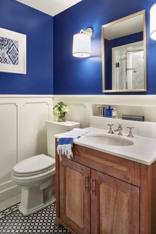 half bathroom ideas pinterest