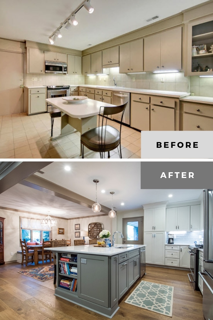 kitchen remodel pictures before and after