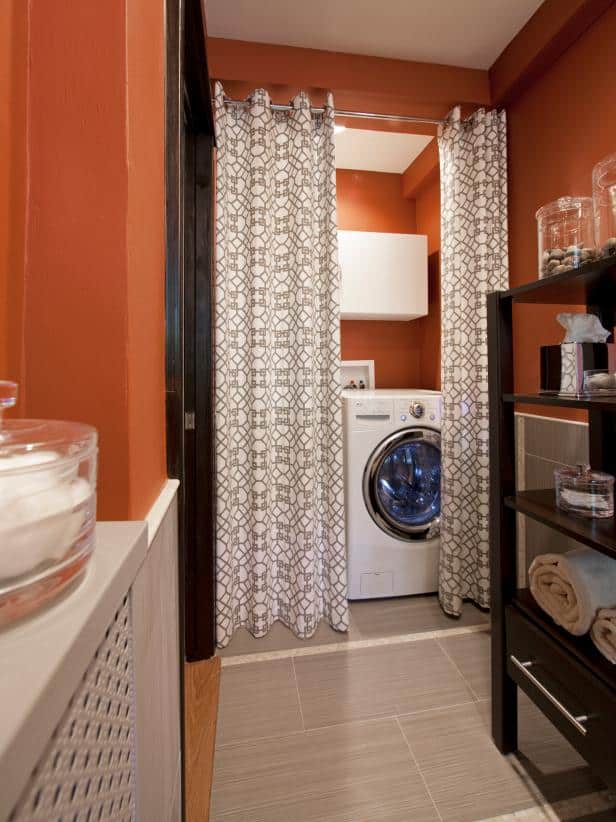 curtain ideas for laundry room remodel