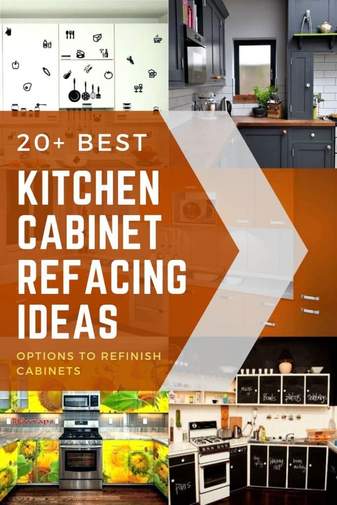 20+ Kitchen Cabinet Refacing Ideas [Options To Refinish Cabinets]