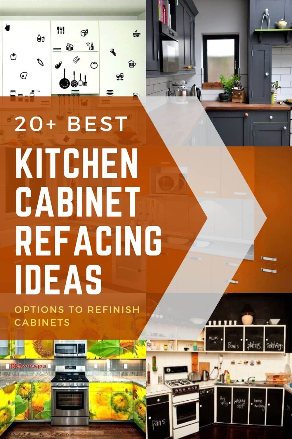 20 Kitchen Cabinet Refacing Ideas In 2021 Options To Refinish Cabinets