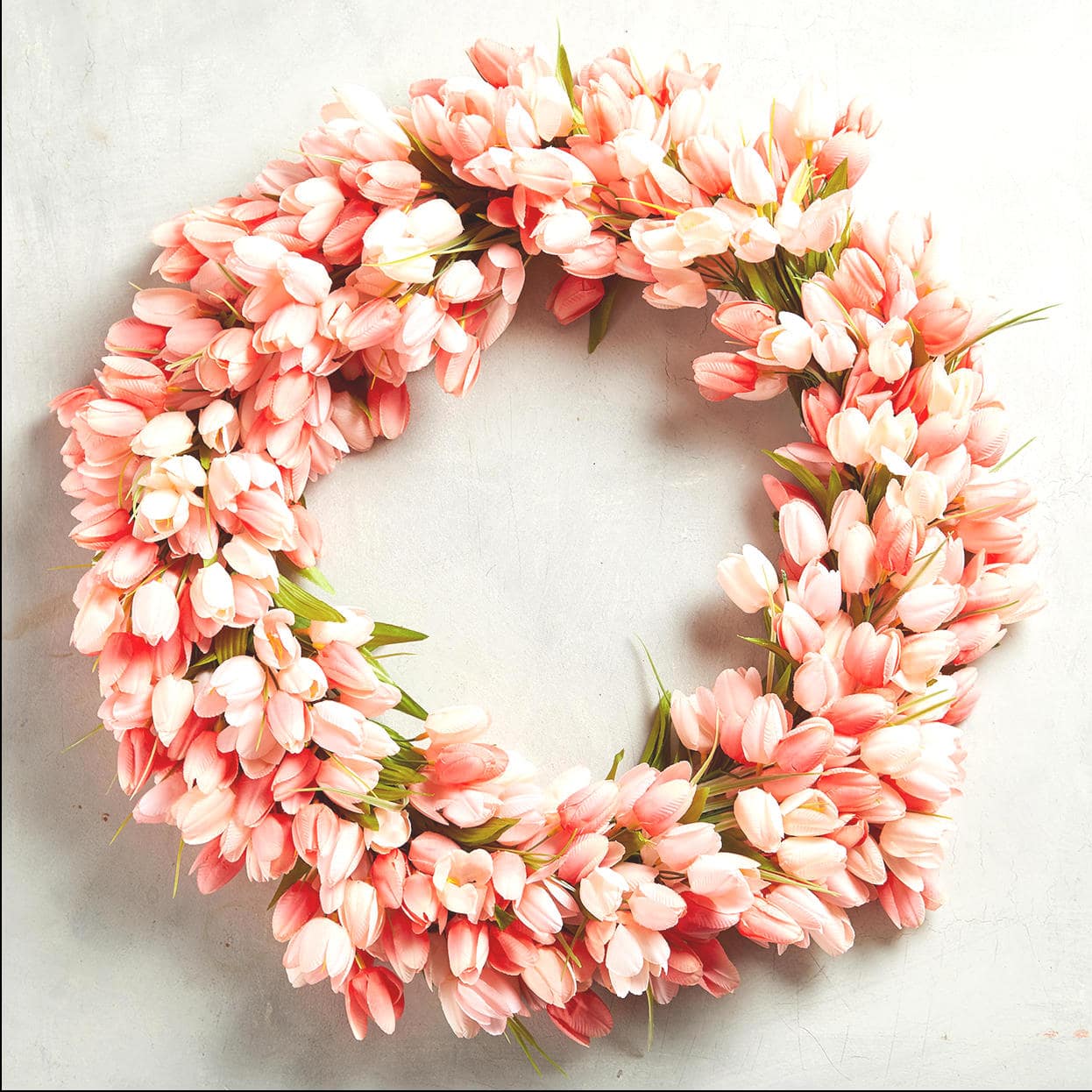 diy spring wreath for front door