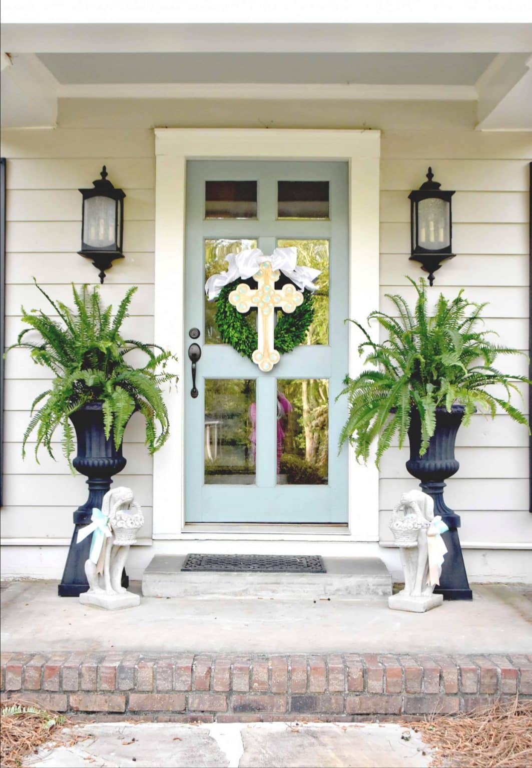 Easter Door Decorations (40+ Easy Spring Wreath Ideas For Front Door)