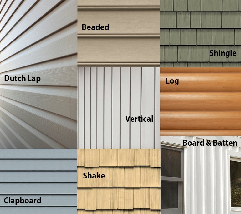 types of vinyl siding