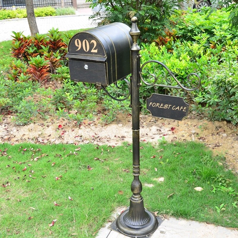 metal mailbox