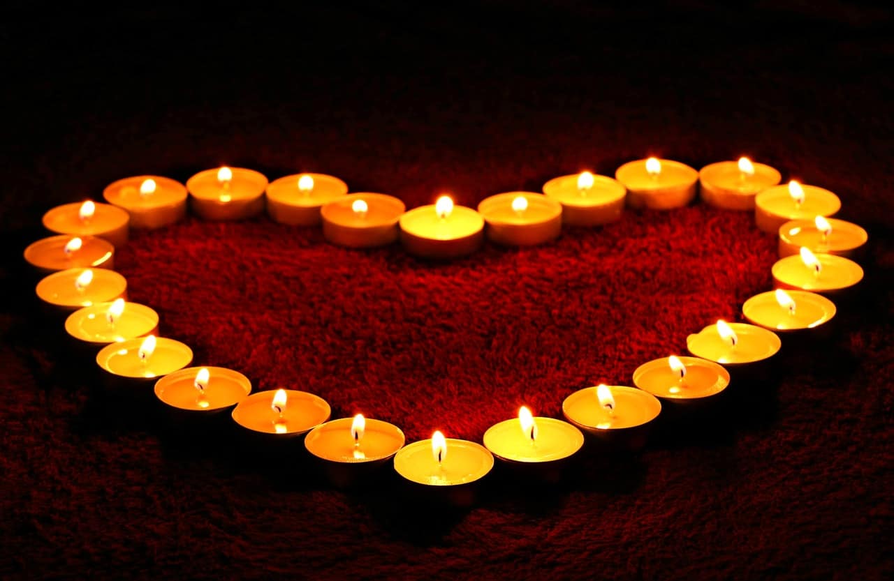 romantic decor candles
