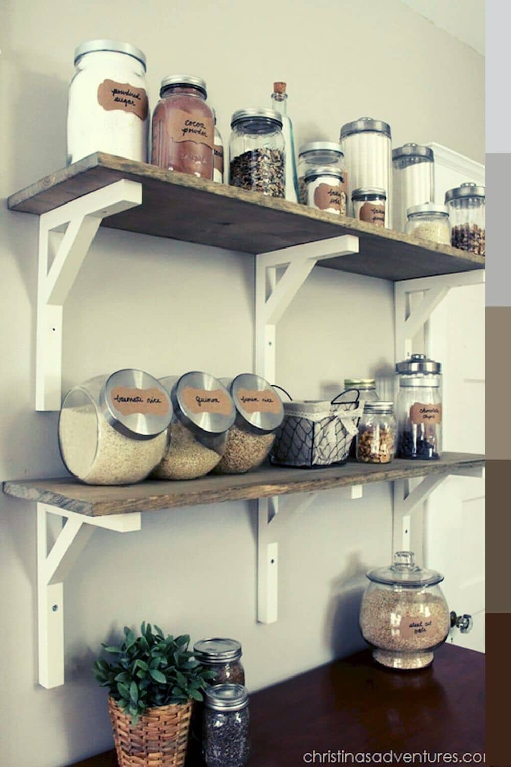 diy wooden spice rack