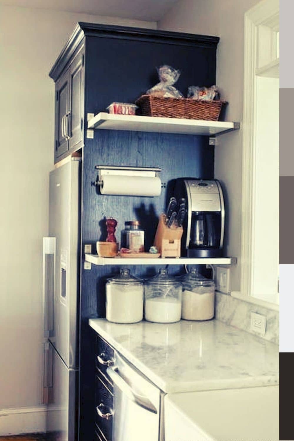 simple wall mount spice rack diy