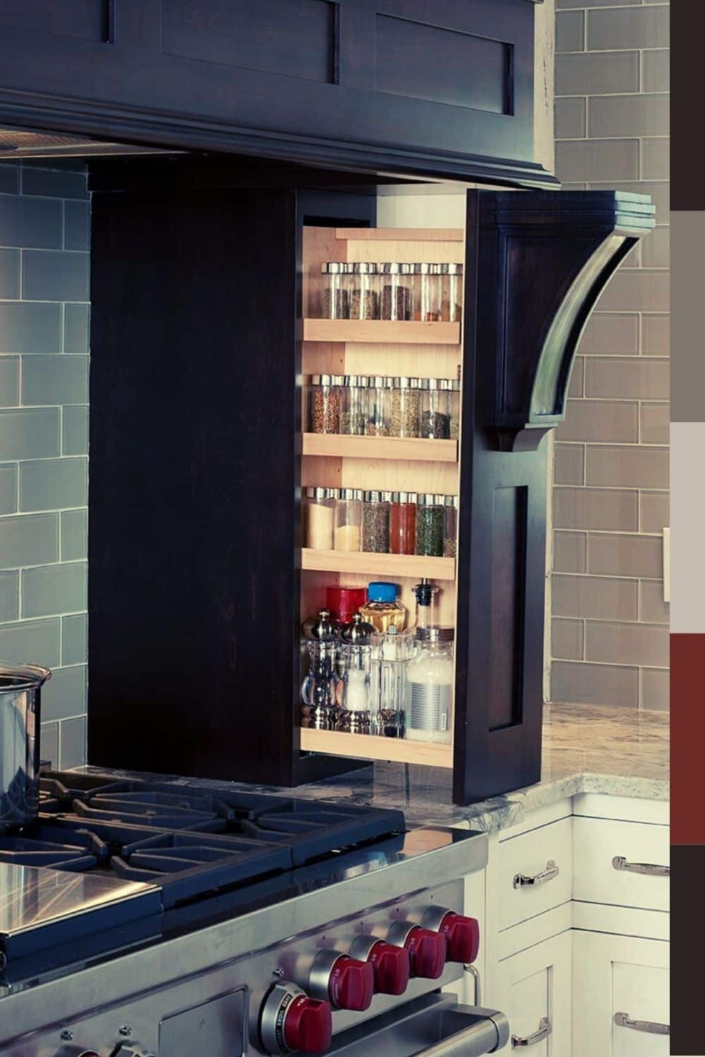 cabinet hanging spice rack on 57 Fabulous Spice Rack Ideas A Solution For Your Kitchen Storage