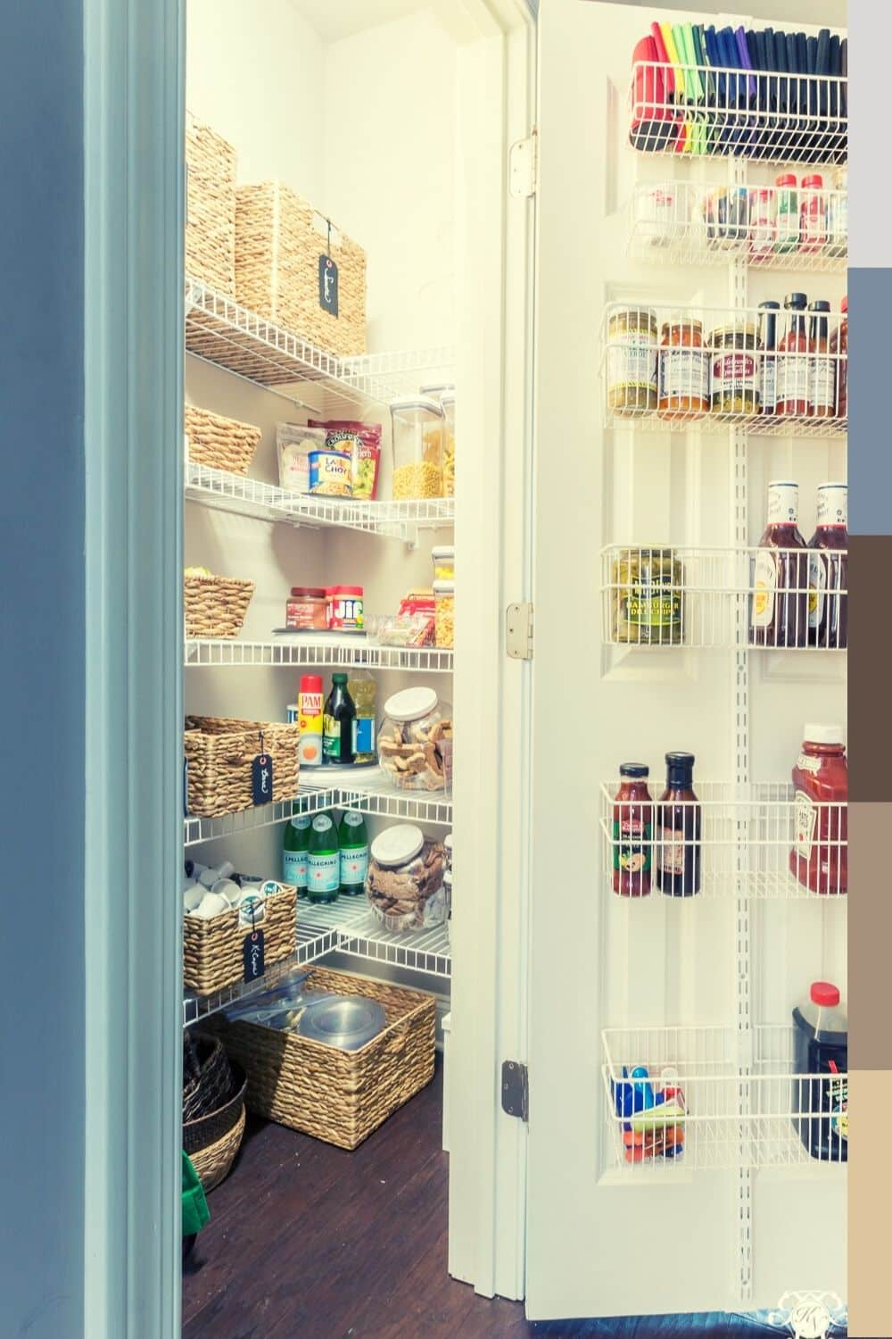awesome spice rack idea for pantry