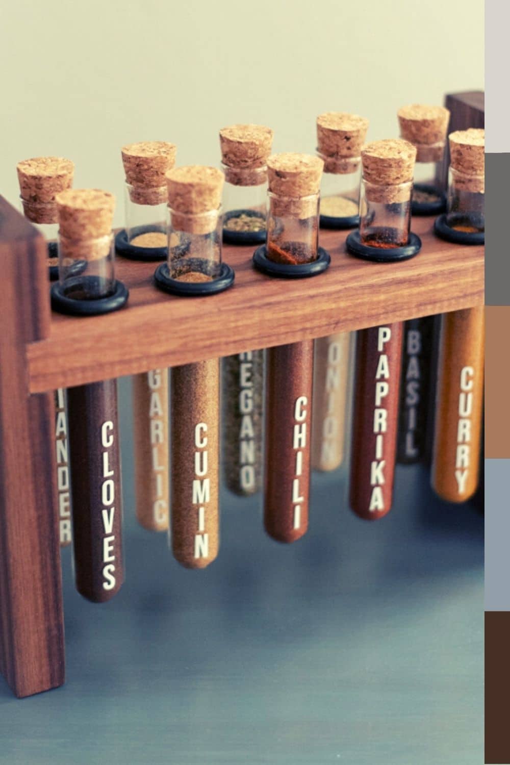 cheap diy tube spice rack