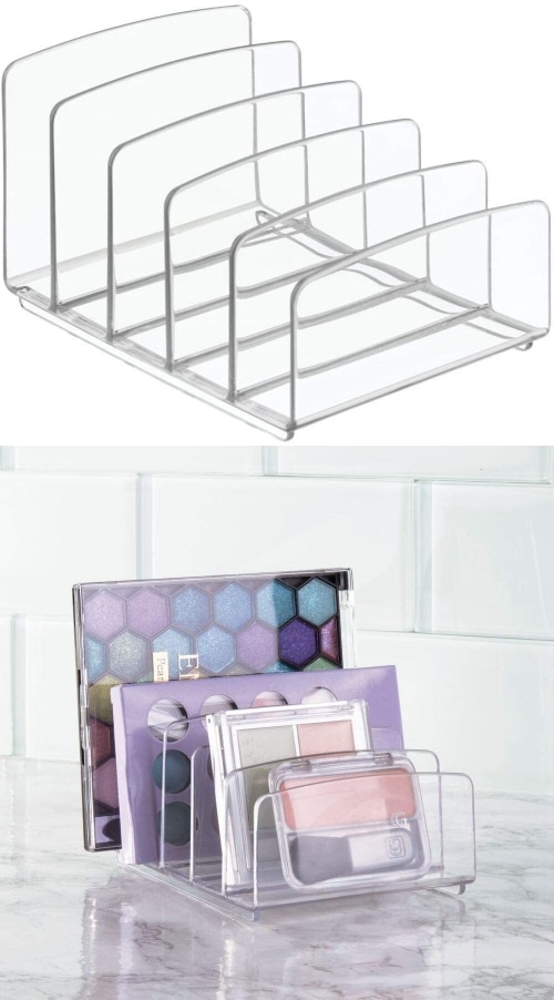 makeup palette divider storage