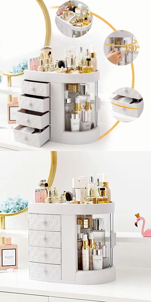 modern cosmetic storage