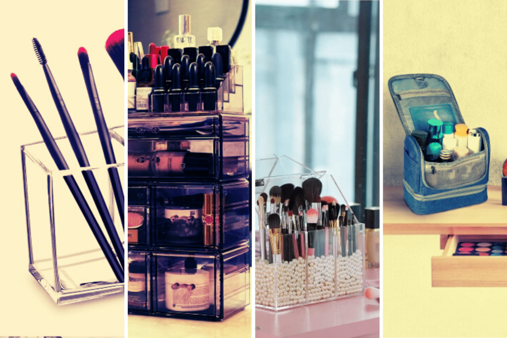30+ Brilliant Makeup Storage Ideas - Cosmetics Organizer Tips