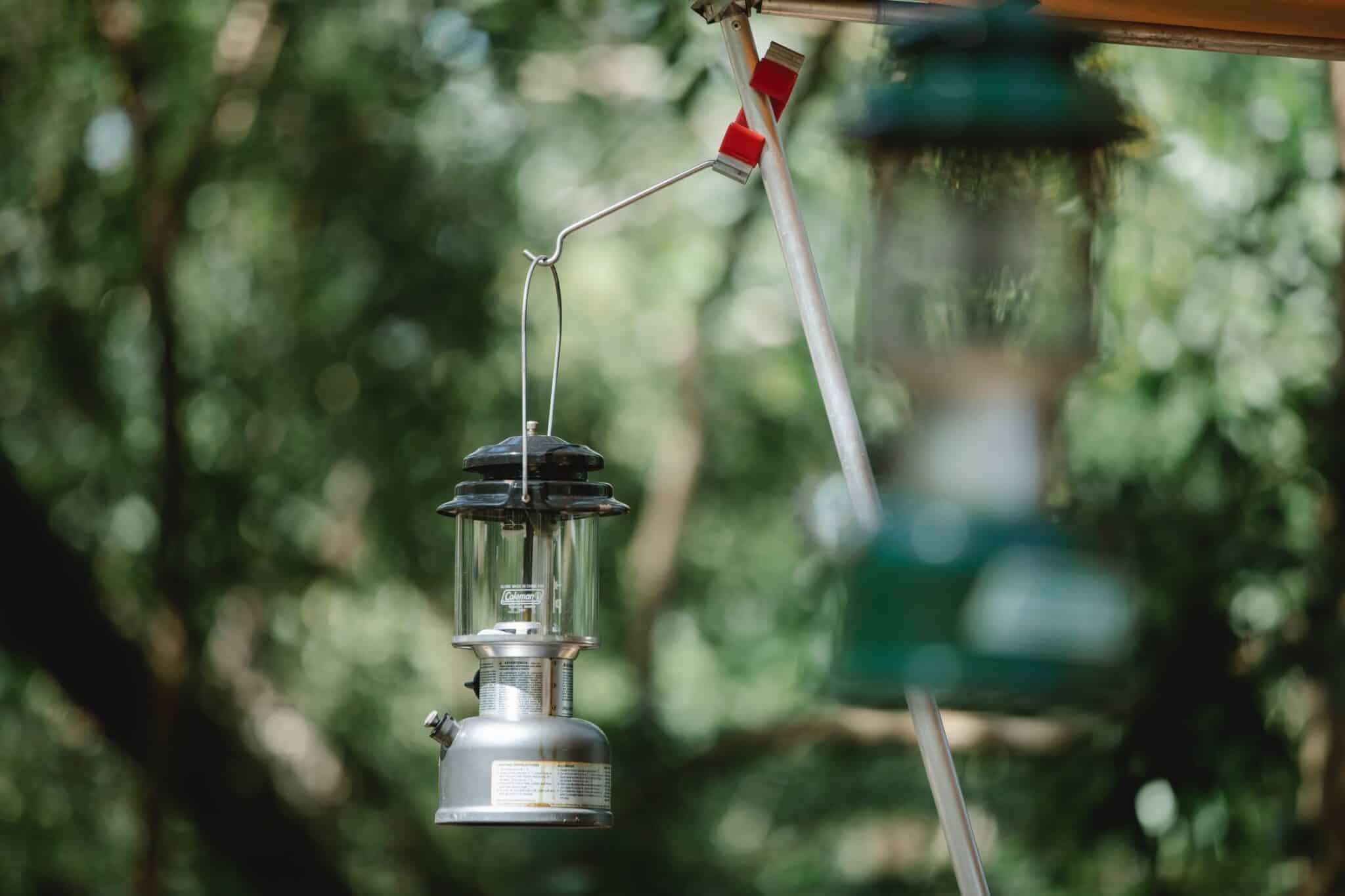 green light on front porch 