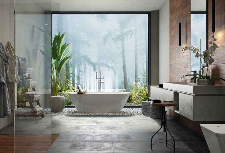Nature Modern Bathroom Ideas