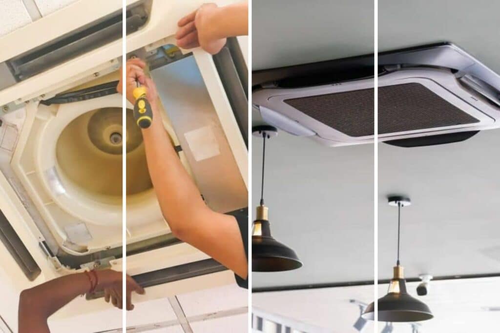 When to Service and Maintain Your MiniSplit Ceiling Cassette System
