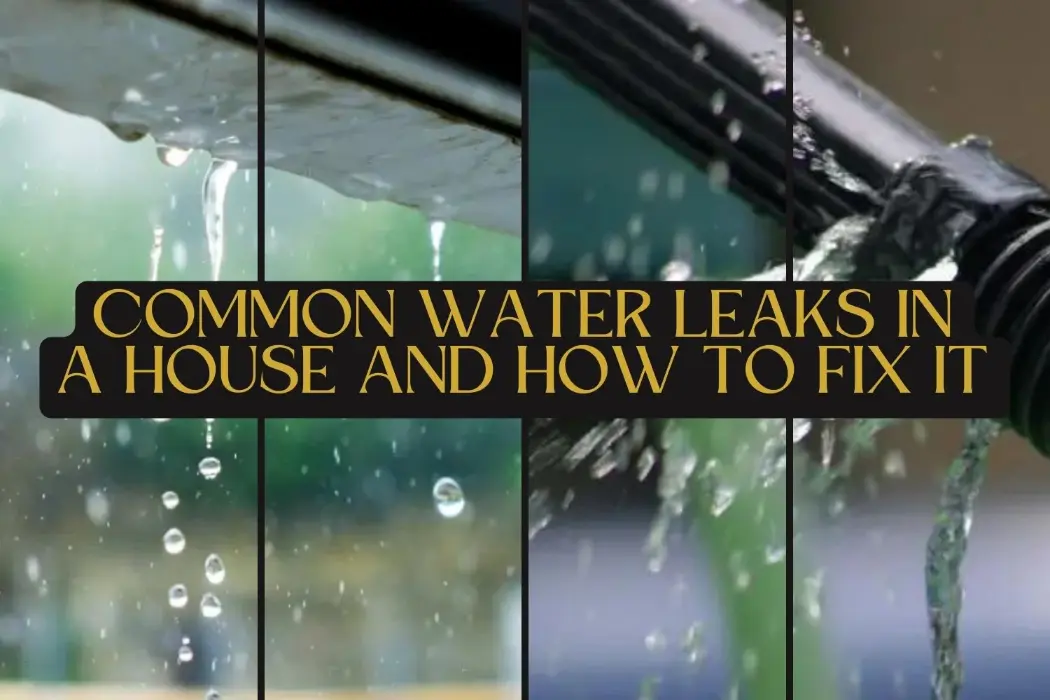 5 Most Common Water Leaks in a House and How to Fix It - Home Decor