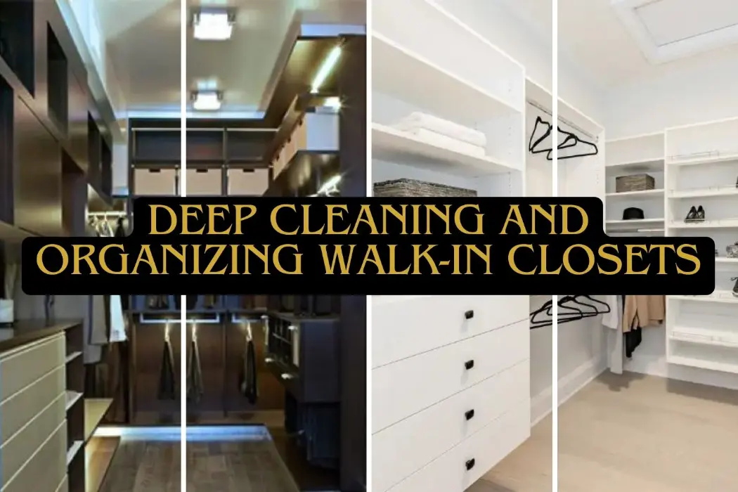 Deep Cleaning and Organizing Walkin Closets Home Decor