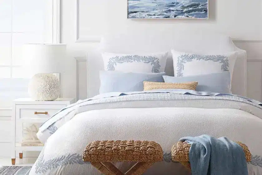 Luxury Bedding in An Inviting Guest Bedroom