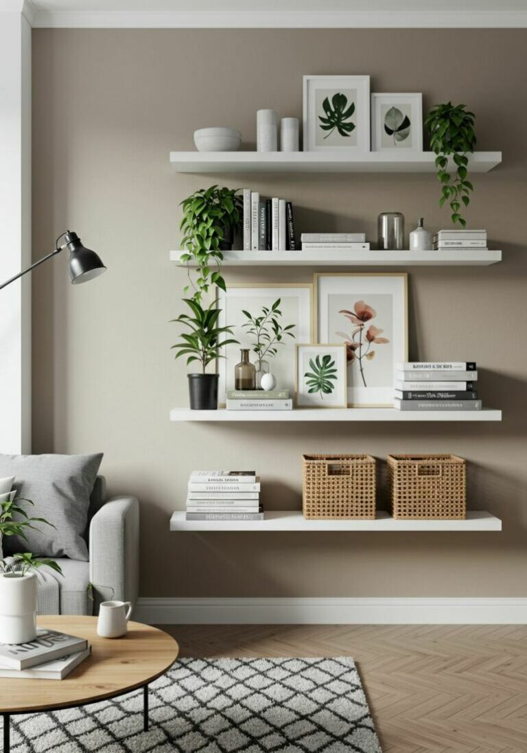 Picture of Small Shelf Decor Ideas for Apartments - Home Decor