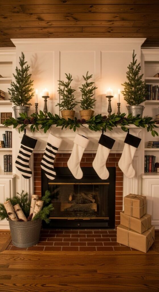 Christmas mantel decor ideas