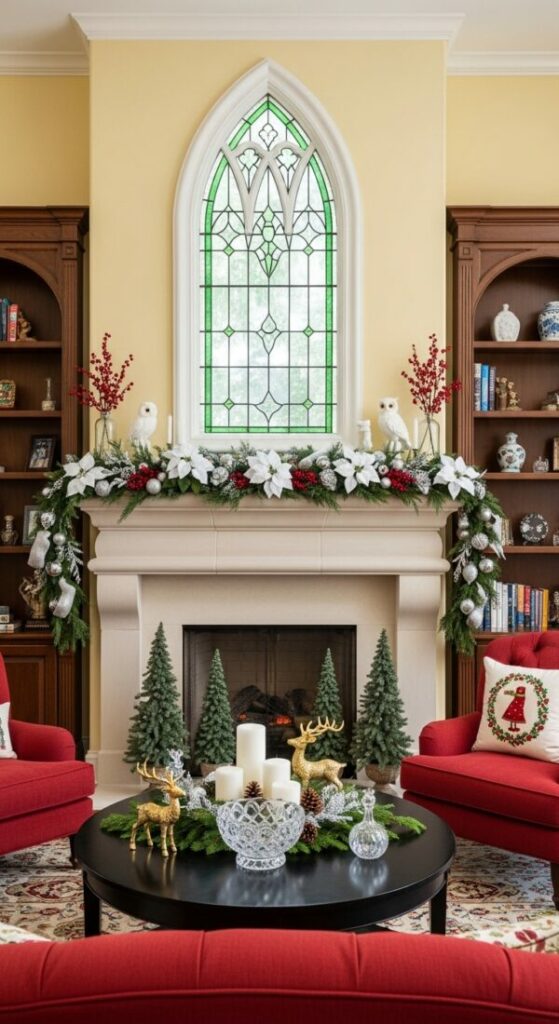 Christmas mantel decor ideas
