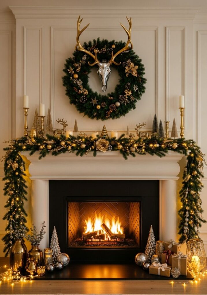 Christmas mantel decor ideas