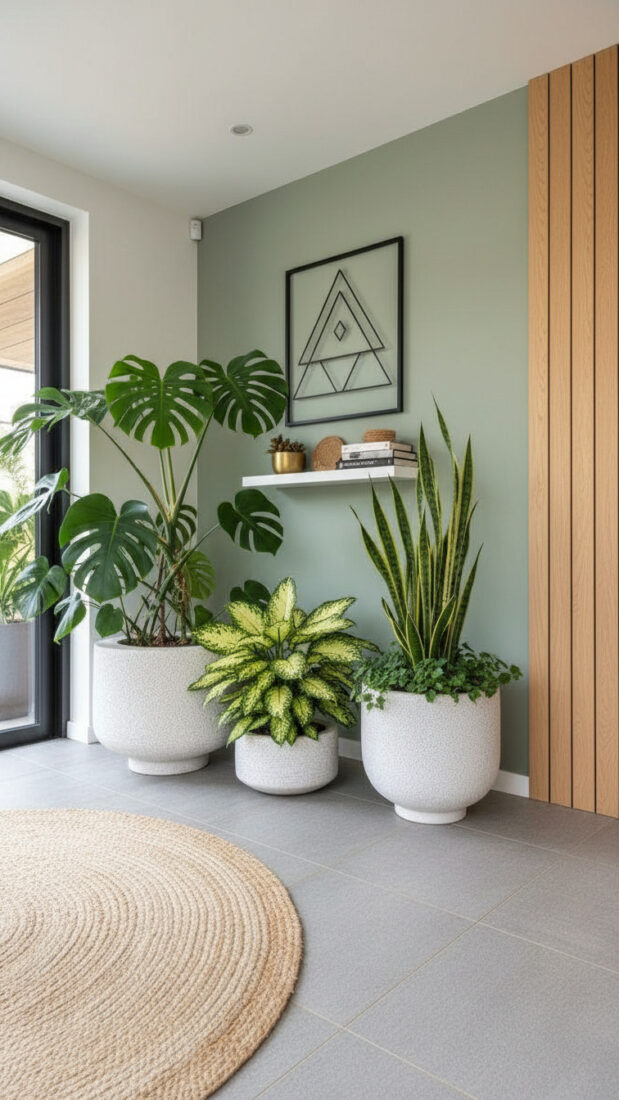 39 Large Indoor Plants Ideas as A Living Sculpture That Evolves Daily