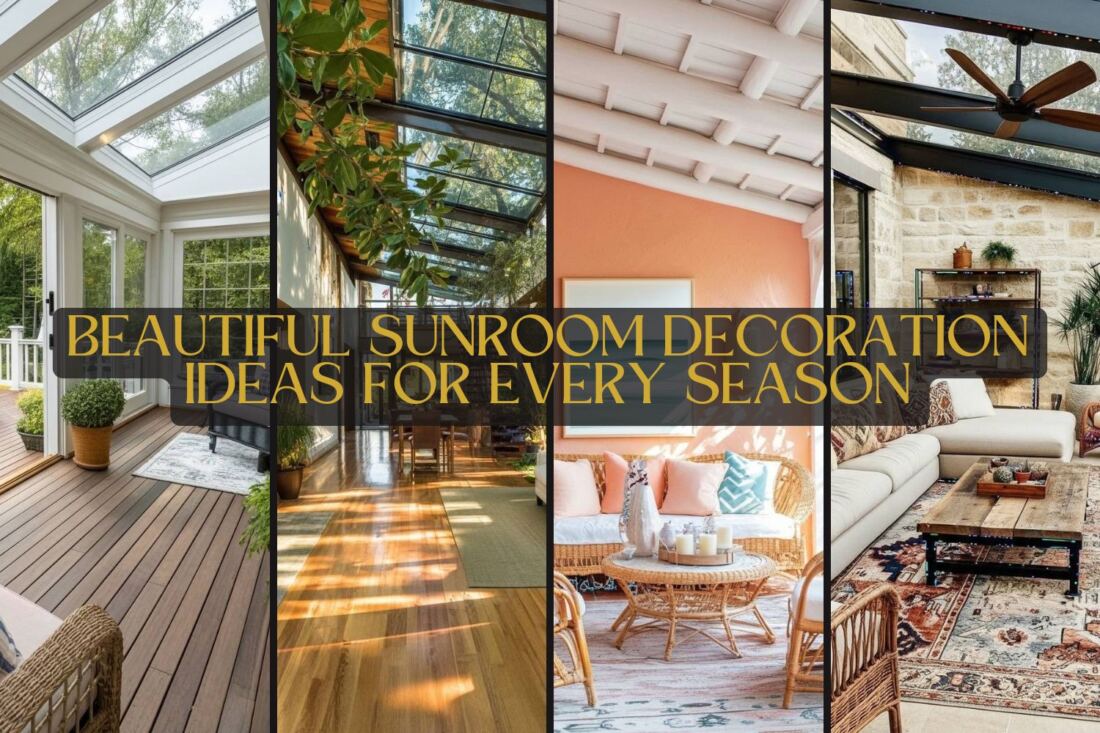 29 Beautiful Sunroom Decoration Ideas for Every Season