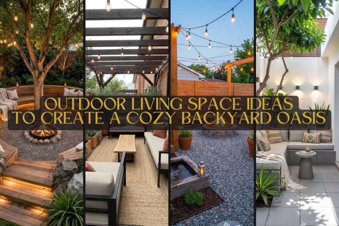 27 Outdoor Living Space Ideas to Create a Cozy Backyard Oasis