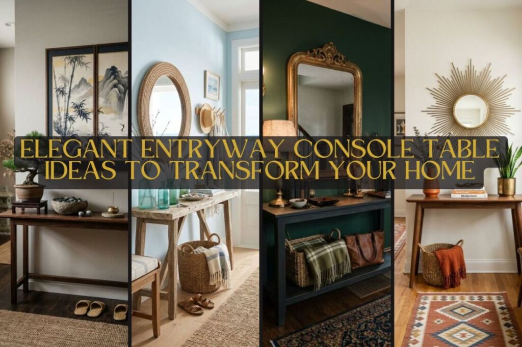 33 Elegant Entryway Console Table Ideas to Transform Your Home