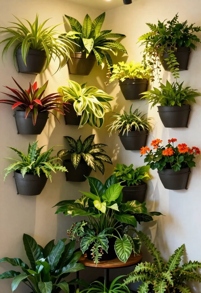 17 Artistic Corner Wall Ideas That Will Inspire Your Inner Designer - 5. Plant Paradise 1