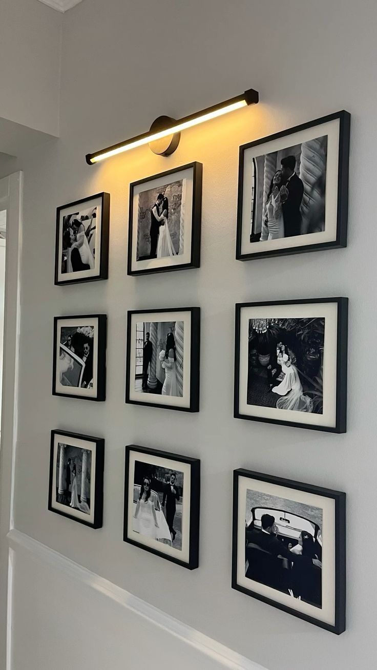 20 Affordable Mixtiles Photo Wall Ideas That Look Like a Million Bucks! - 2. The Minimalist Chic Approach 1